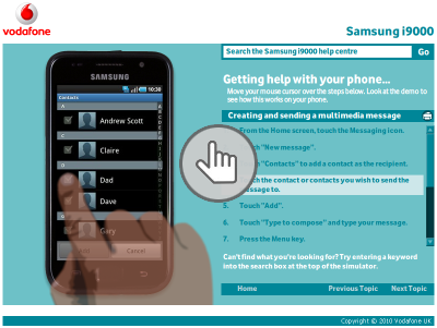 Samsung Galaxyspecs on Samsung I9000 Galaxy S Manual   Samsung Manuals  Features   Specs