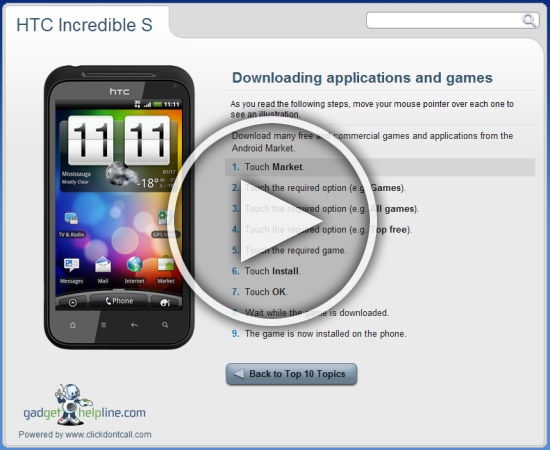 HTC Incredible S Manual