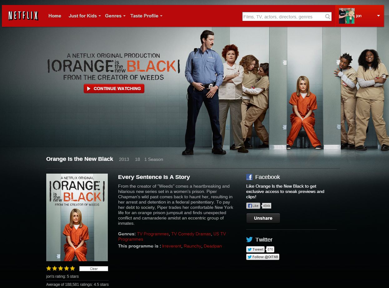 how do i download orange is the new black on netflix on a apple ipad